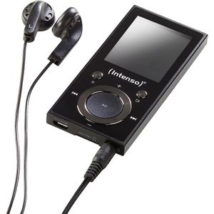 Intenso MP3-Player Video Scooter BT, mit Bluetooth, 1,8 Zoll, 16GB, mit Kopfhörer, schwarz
