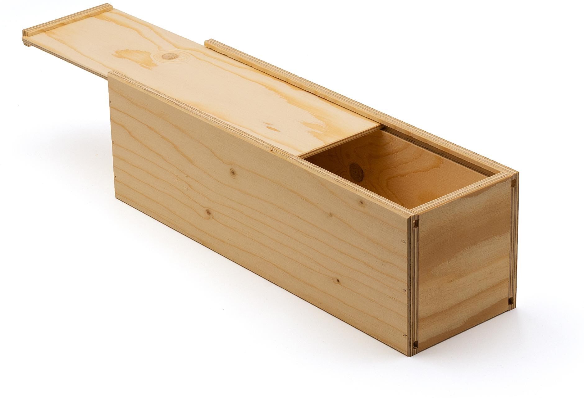 Aufbewahrungsbox "Weinflaschen, Holz Hellbeige", beige (hellbeige), B:35,3cm H:10,8cm T:10,8cm, Aufbewahrungsboxen, Aufbewahrungsbox hellbeige 1 Stk., B/H/T: 35,3cm x 10,8cm x 10,8cm