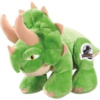 Jurassic World, Triceratops, Kuscheltier grün/beige, 25 cm