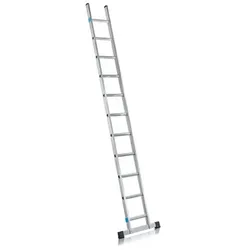 Anlegeleiter 12 Sprossen, Aluminium, L 3540mm, B 350mm, AH 4400mm