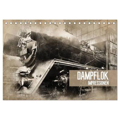Dampflok Impressionen (Tischkalender 2027 DIN A5 quer), CALVENDO Monatskalender