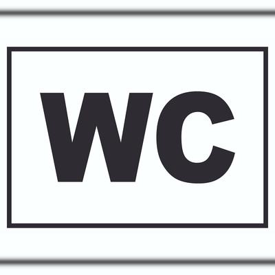 HB-Druck WC Schild A6 (105x148mm)
