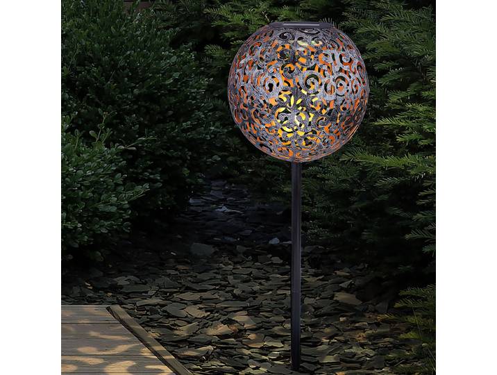 Lampe solaire 33743 Ø 19cm Argenté