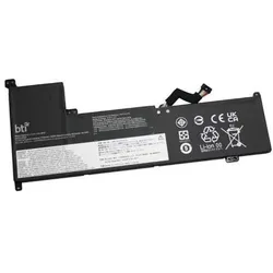 BTI Replacement Laptop Battery for LENOVO IdeaPad 3 17IML05 55Wh (3 Zellen, 3730 mAh), Notebook Akku, Schwarz