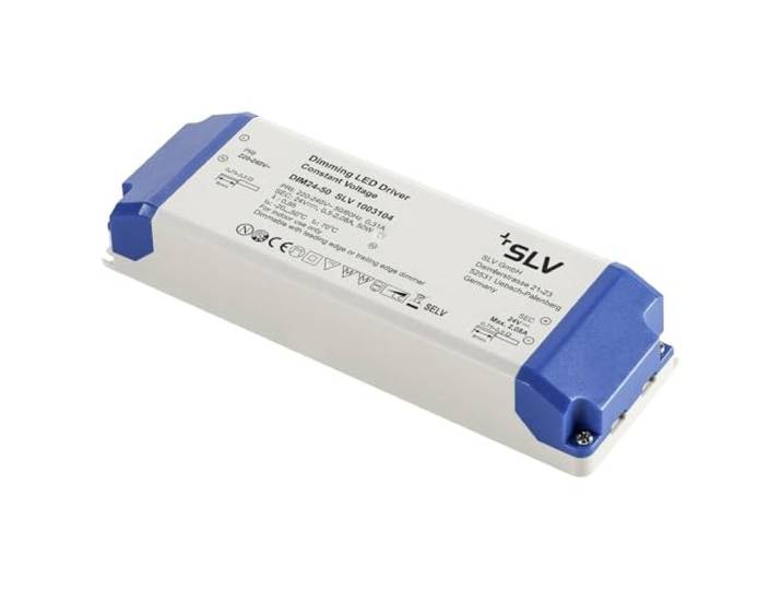 SLV led voeding led voeding 50 W 24 V TRIAC DIMBAAR/wit dimbaar