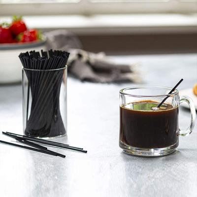 Black Cocktail Straws Disposable Coffee Stirrer Straws For Bars And Parties Black Cocktail Straws Disposable Coffee Stirrer Straws For Bars And Parties