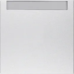 Berker Wippe aluminium matt mit Beschriftungsfeld 16261404