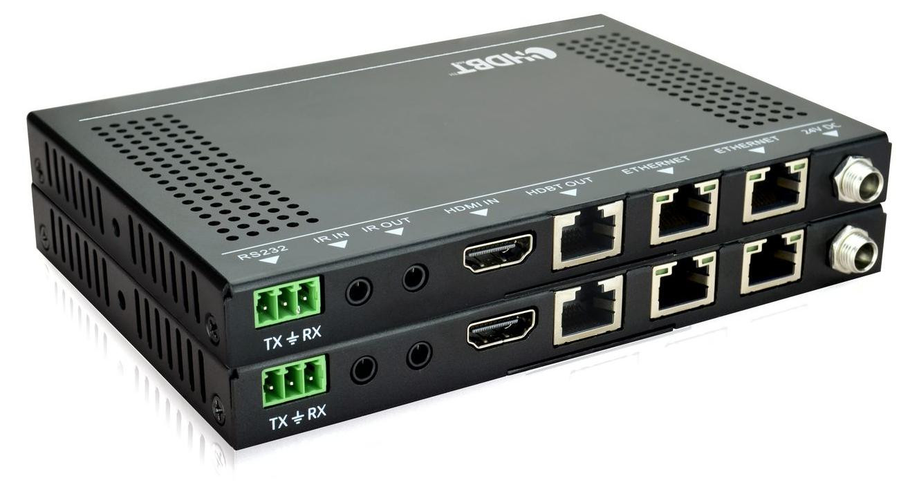 VivoLink VLHDMIEXT422 AV-zender en -ontvanger met kabel, 4096 x 2160 pixels, 100 meter, Zwart