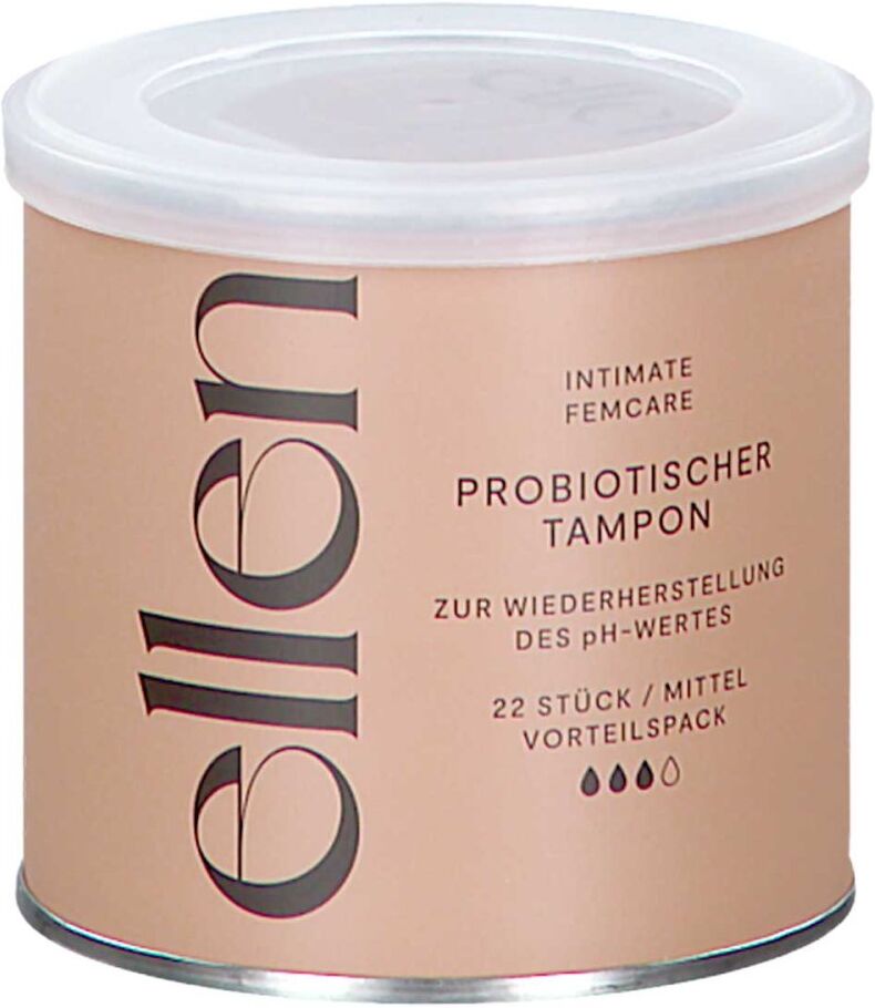 Ellen Probiotischer Tampon Mittel Eco 22stk