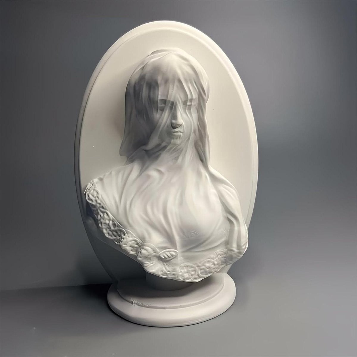 Wit Griekse buste sculptuur - Mythologie beeldje voor interieur decoratie - Gips sculptuur