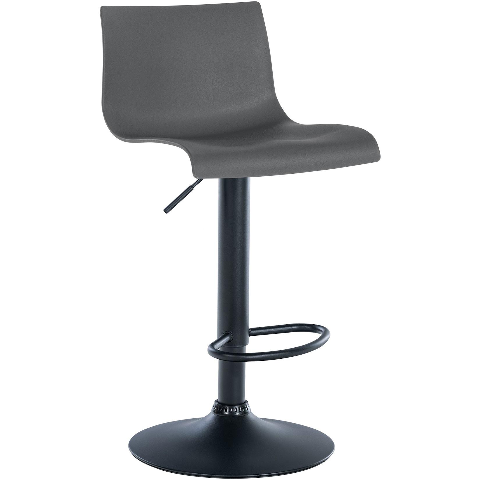 CLP Barhocker Branford Kunststoff Farbe: grau, Material: Kunststoff