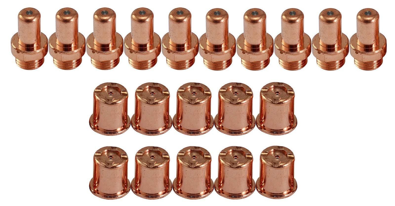 Selius Elektrode & Plasma Nozzle Kit voor plasmasnijder, 20 stuks