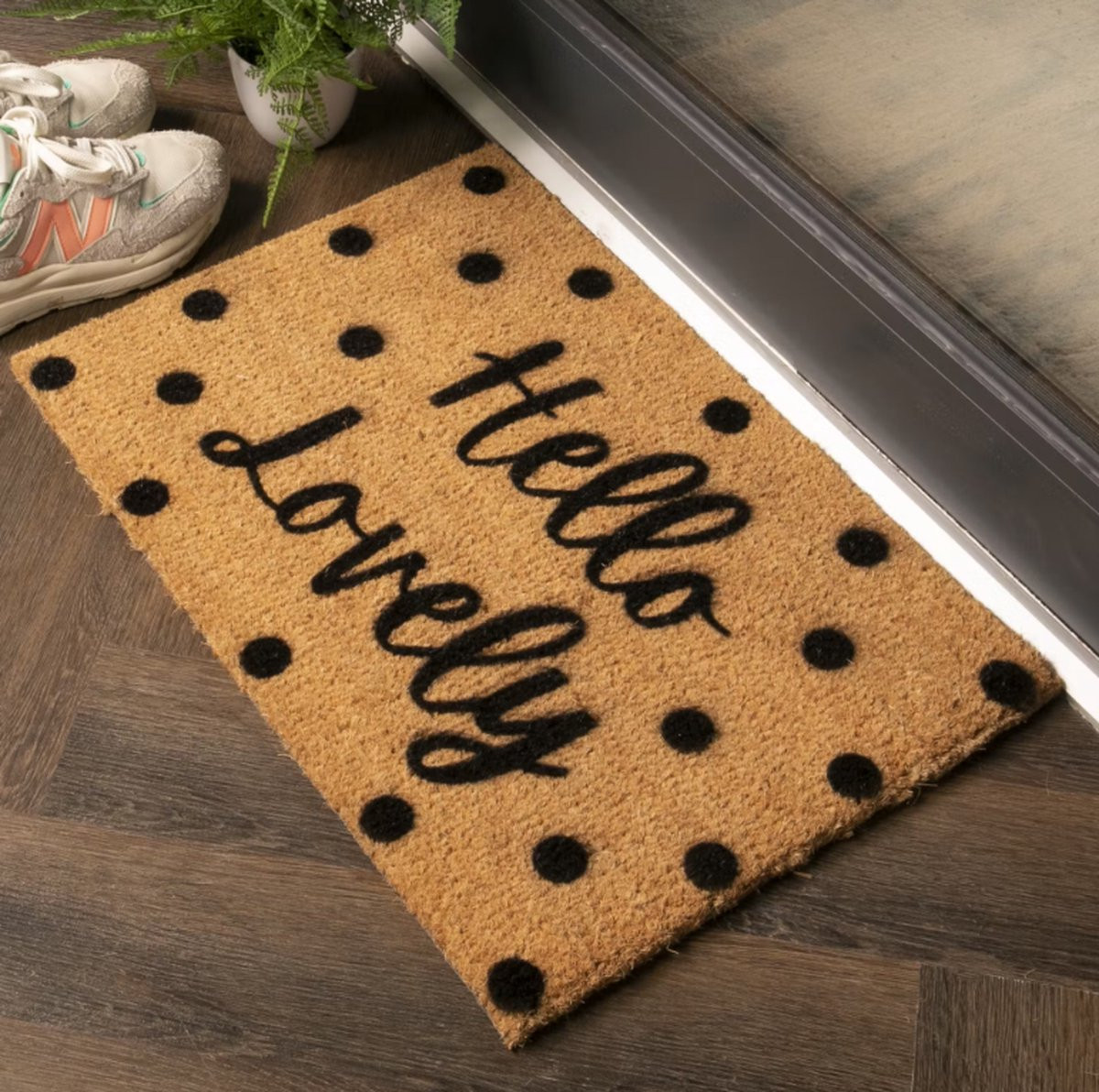 MadDeco Kokos deurmat Hello Lovely 60 x 40 cm
