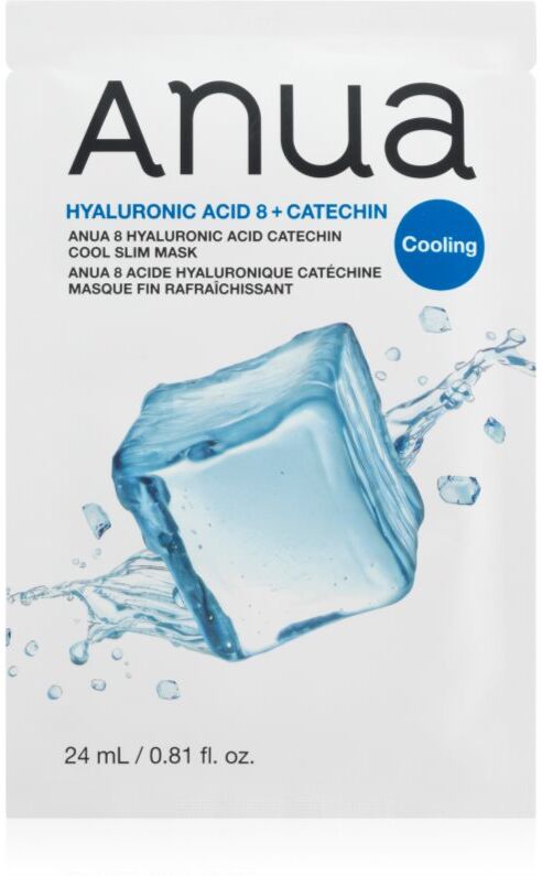 Anua 8 Hyaluronic Acid Catechin Cool Slim Mask moisturising face sheet mask with cooling effect 24 ml