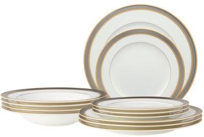 Noritake Brilliance 12-Piece Dinnerware Set, Service for 4
