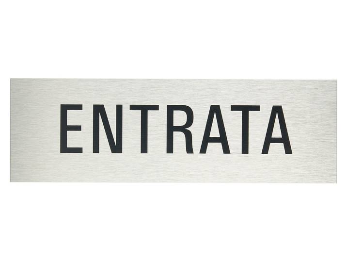 Alu-Schild Entrata 25 × 8 cm