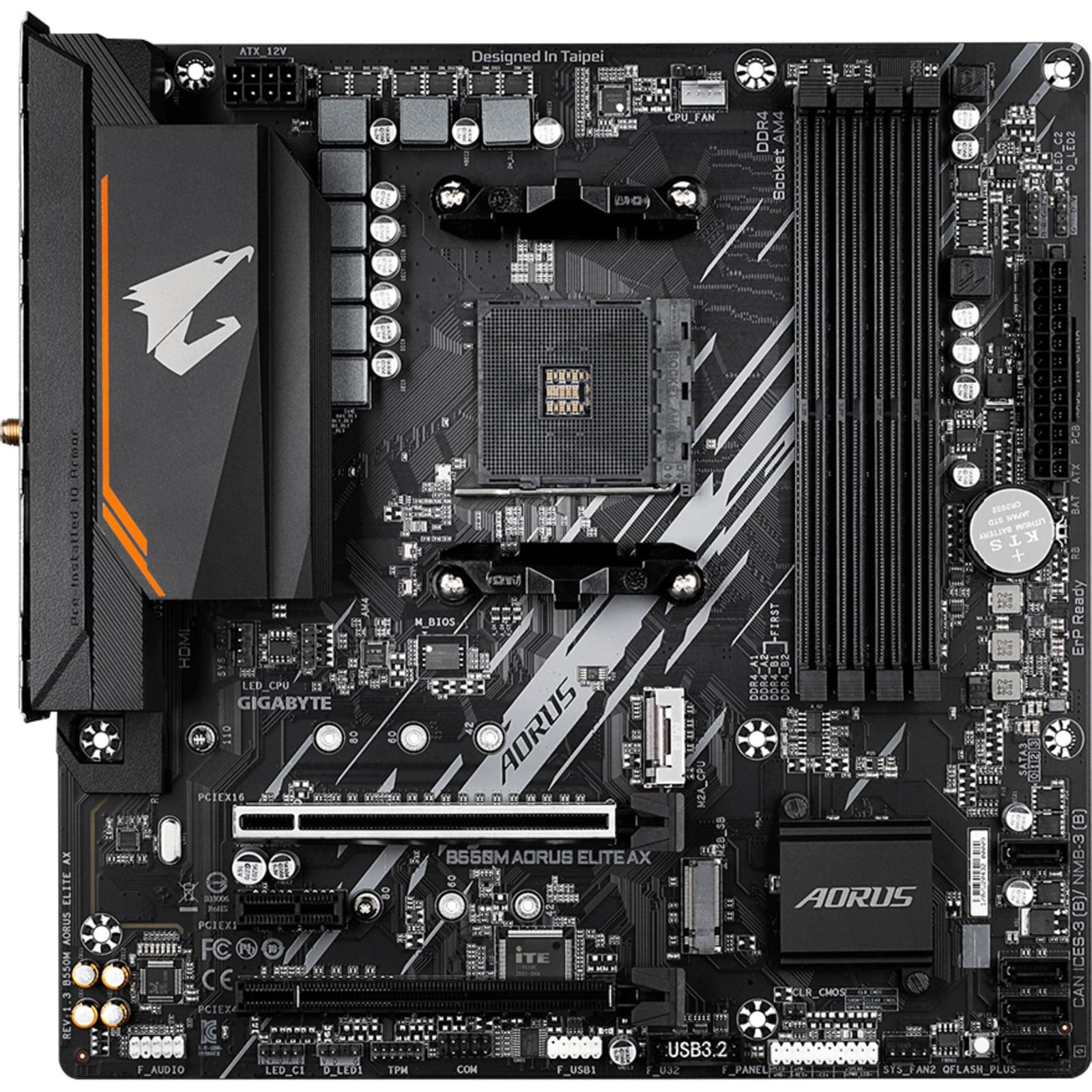 Gigabyte B550M Aorus Elite Ax moederbord