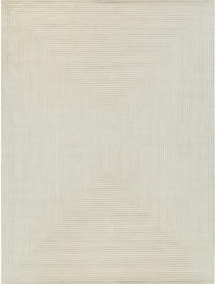 Exquisite Rugs Teton hand-tufted New Zealand Wool Ivory Area Rug