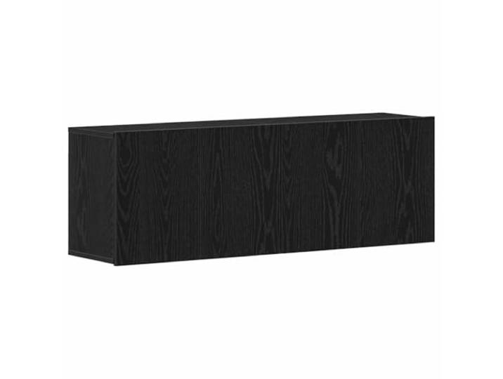 Makastle TV-Schränke 2 STK. Schwarze Eiche 120x30x41 cm