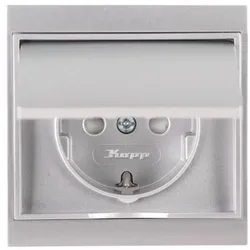 Kopp 911520080 Schutzkontaktsteckdose KS 16A 250V Malta (Thaya) silber