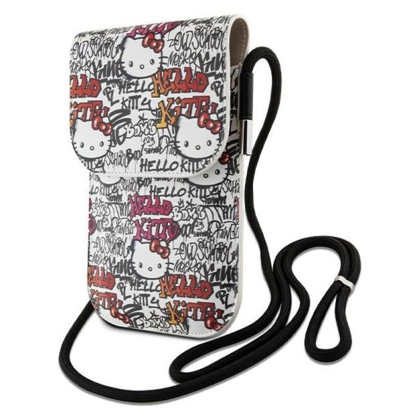 Hello Kitty Torebka HKOWBHDGPTE beżowy/beige Leather Tags Graffiti Cord (1696244904)