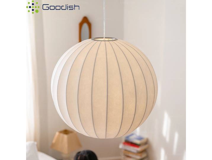 Lustre LED créatif en fil de soie et de coton, style japonais, lampe suspendue pour salon, décoration de la maison