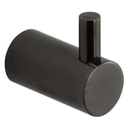 Pressalit håndklaedekrog pin sort krom (Q50150)