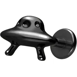 Titan Labret mit Innengewinde UFO