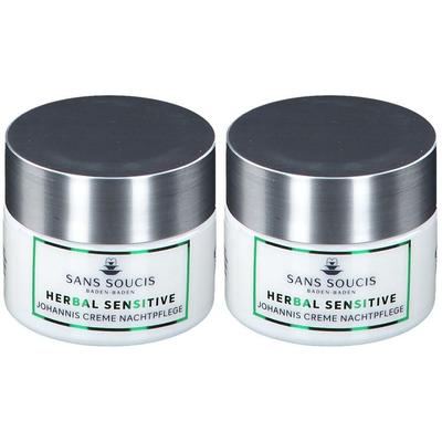 Sans Soucis Sensitive Johannis Creme Nachtpflege 2x 2x50 ml