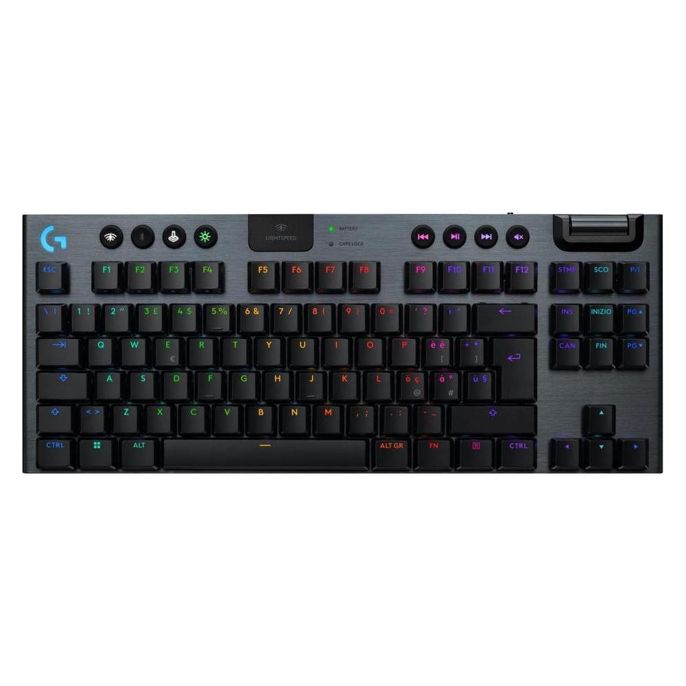 Logitech G915 X Lightspeed TKL (US, Kabelgebunden, Kabellos) (920-012757)