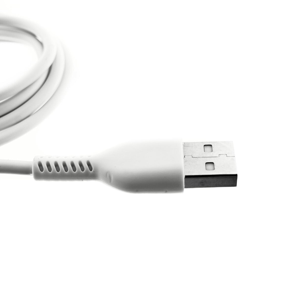 HEITECH USB-A naar USB-C kabel, 2 meter, wit