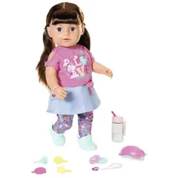BABY born® 827185 Soft Touch Sister brünett 43 cm