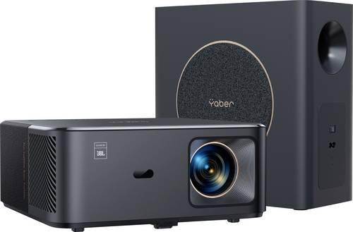 Yaber Beamer K2S Pro LCD 800 ANSI-Lumen 1920 x 1080 Full HD Smart System, integrierte Apps, Smart-TV-Dongle, Full HD, JBL