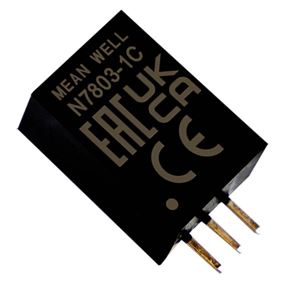 Mean Well MW N7809-1C DC/DC-Wandler, Print 1 A 9 W Inhalt 1 St. (N7809-1C)