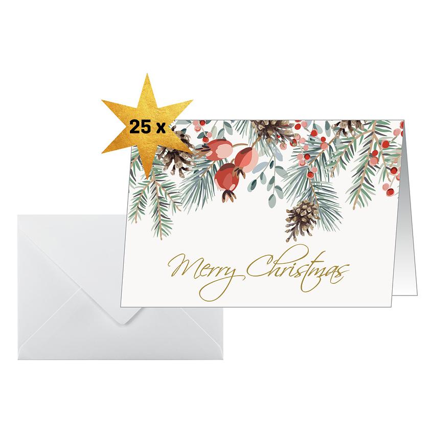 Sigel Weihnachtskarten (25 Stk.) (DS085)