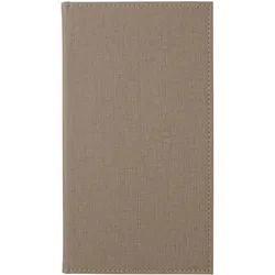 Sigel, Mappe, Rechnungsmappe beige, Polyurethan (PU), 130 x 230 x 10 mm, 1 Stück (1x)