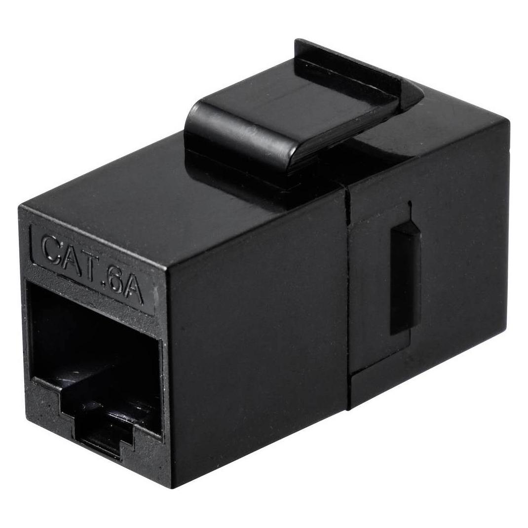 Renkforce RF-4531610 Kabelschnittstellen-/Gender-Adapter RJ45 Schwarz (U/UTP, CAT6a) (RF-4531610)