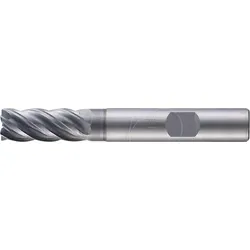 PFERD 23000847 - VHM-Fräser, 5 Schneiden, Ø 10 mm, AlCrN Schaft HB Univ