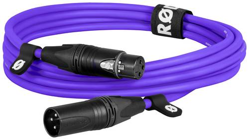 Rode XLR3M-PU XLR Verbindungskabel 3 m Lila