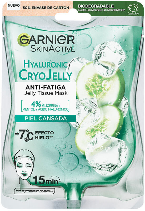 Garnier Skinactive mascarilla hyaluronic cryojelly antifatiga piel cansada efecto hielo 5 gr