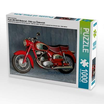 CALVENDO Puzzle Ein Motiv aus dem Kalender Puch 250 SGS Motorrad - Oldie aus Österreich | 1000 Teile Lege-Größe 64 × 48 cm Foto-Puzzle für glückliche