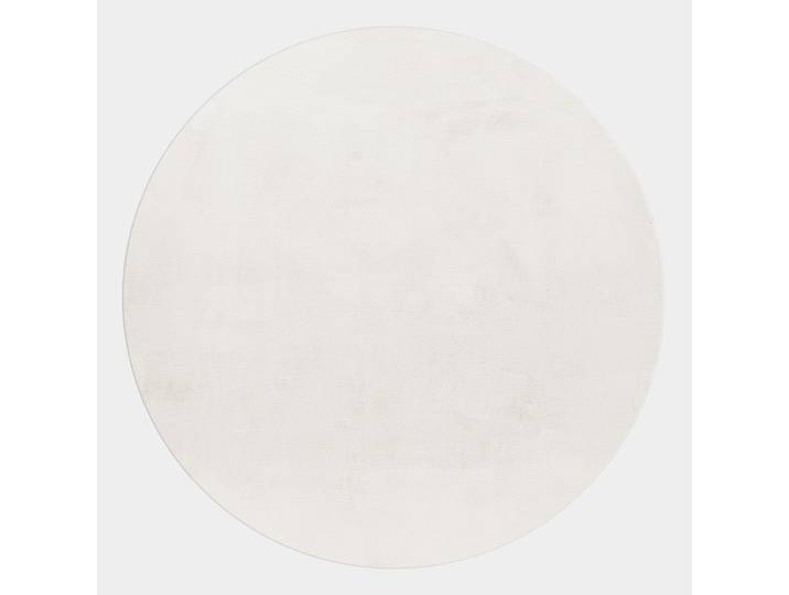 Hochflor-Teppich AYYILDIZ TEPPICHE POUFFY 5100 , auch als Läufer und Rund , beige (cream), H:20mm Ø:160cm, Polyester, Teppiche, Hochflor-Teppich, Läufer, weicher glatter Softflor, Kaninchen Fell Haptik, waschbar