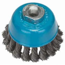 Bosch Topfbürste für Winkel- und Geradschleifer - Gewellter Draht, vermessingt, 75 mm - 2609256503