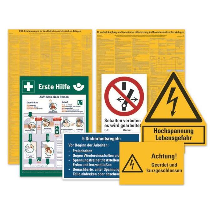 Hein 177550 Set Warn- HEIN 177550 u.Hinweisschilder KU/PS 7/VE (177550)