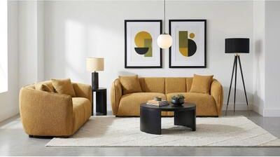 Coaster Aleisha Fabric Upholstered Sofa Set
