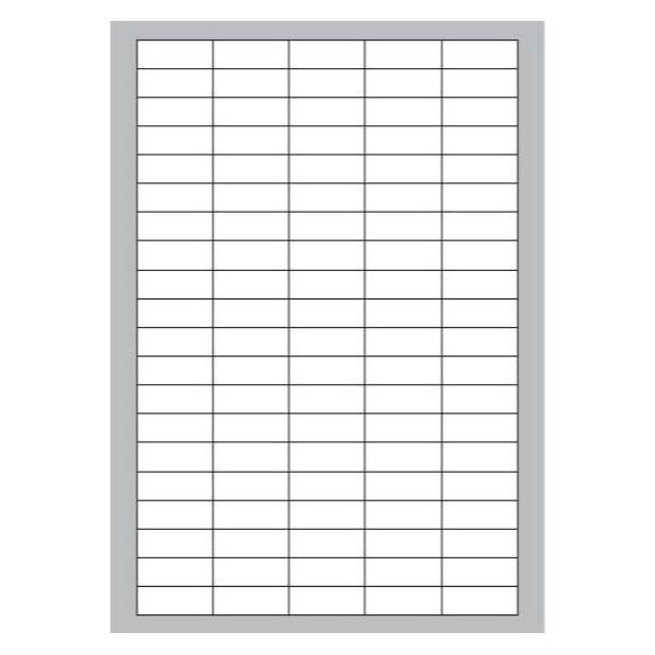 Megastar Pack 400 Etiketten 37x14mm 100 (LP4MS-3714)