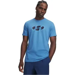 UNDER ARMOUR Lockertag T-Shirt Herren 430 - aegean blue/midnight navy L