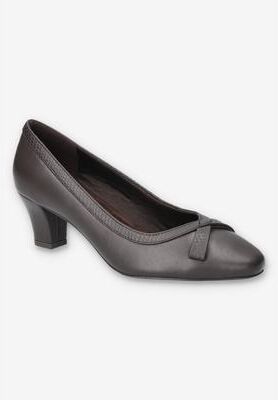 Women's Kata Pump by Easy Street in Brown (Size 9.5 XW)