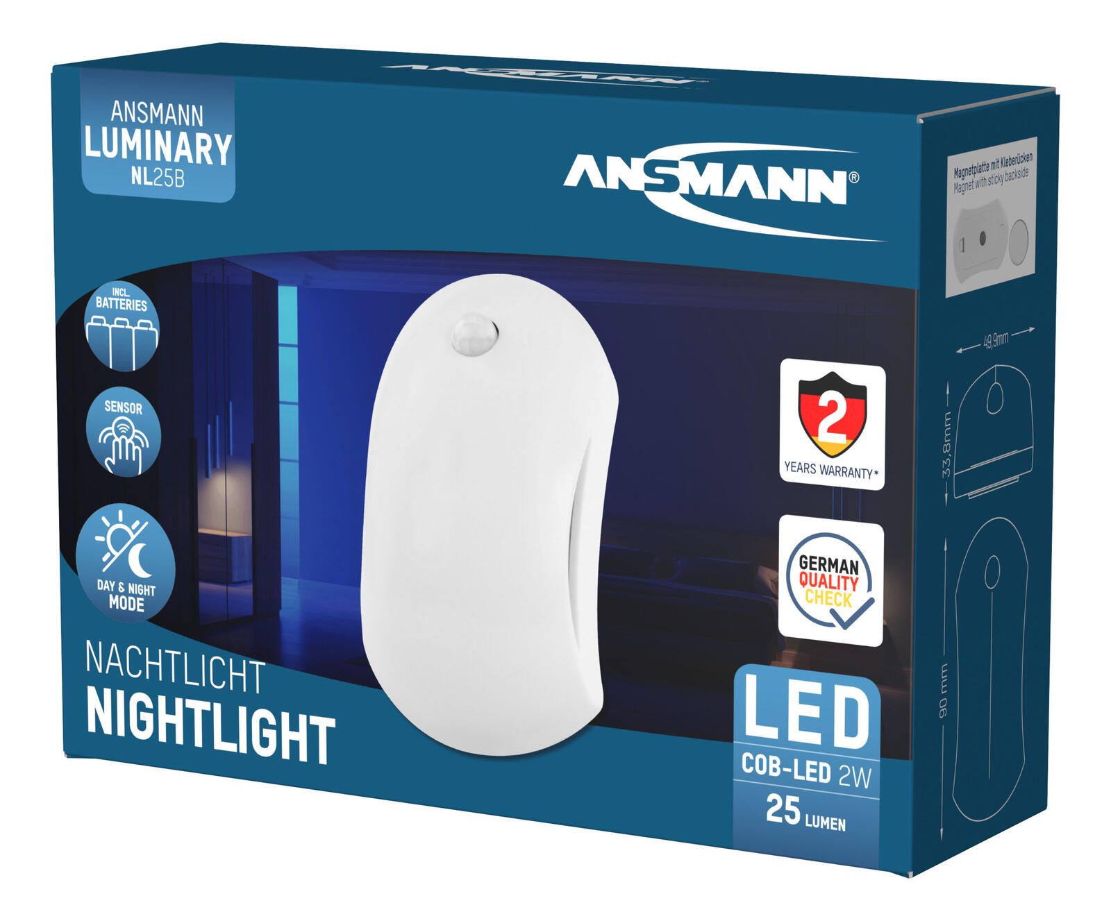 ANSMANN Nachtlicht weiß 1600-0405