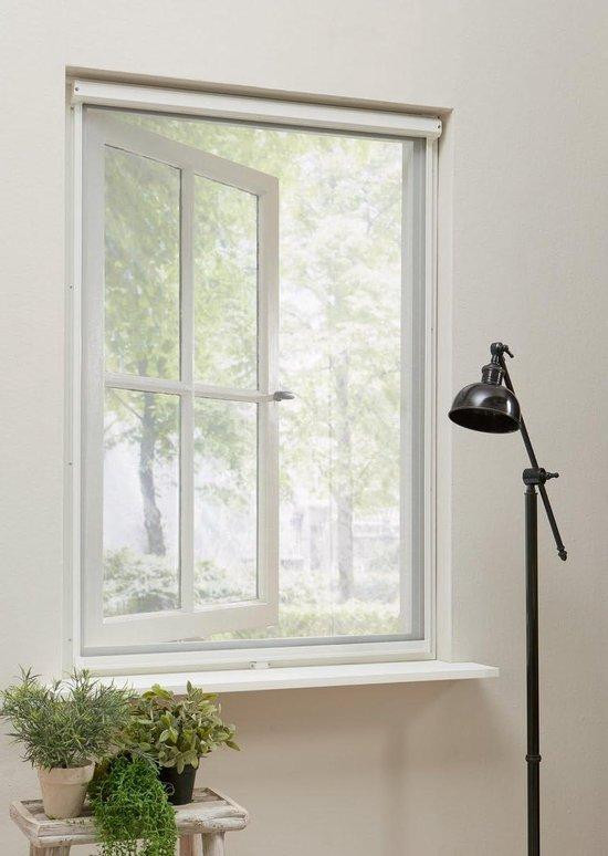 Bruynzeel Sakura Rolgordijn voor insectenwering met automatisch oprolsysteem - Wit - B/H: 58 x 150 cm